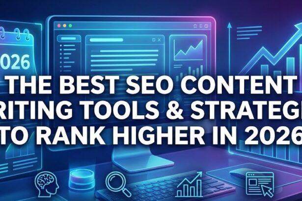 A digital illustration showing a central "Pillar Page" connected to smaller "Cluster Content" nodes via hyperlinks.